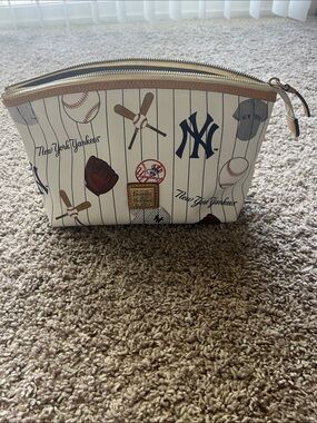 Dooney & Bourke New York Yankees Baseball Cosmetic Pouch